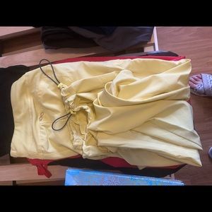 Yellow infinity scrub pants 2x